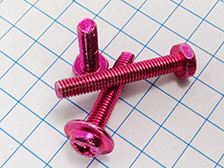 ピンク色亜鉛三価クロム化成処理